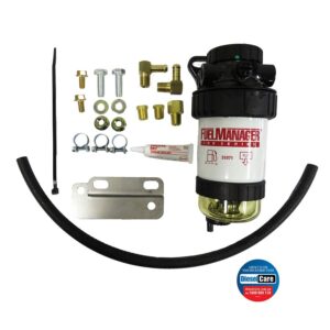 Toyota Land Cruiser VDJ 79 Single battery Secondary Fuel Manager Fuel Filter Kit - Single Battery Vehicles Only