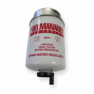 2 Micron Fuel Manager Secondary (Final) Fuel Filter Replacement Cartridge 4.3"