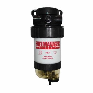 5 Micron Fuel Manager Secondary (Final) Fuel Filter Assembly - No Fittings