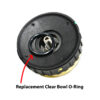 FM100 Replacement Fuel Manager clear bowl o-ring- 10519