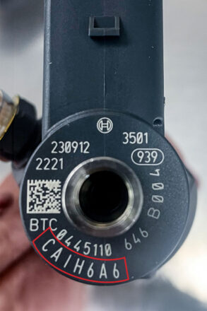 Bosch Injector - identification code
