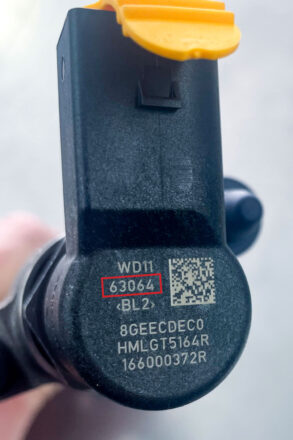 Continental Injector - identification code
