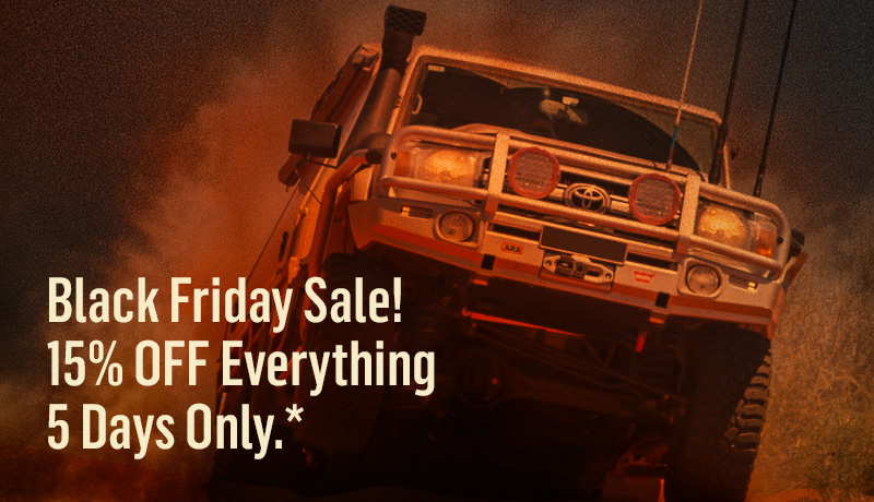 Black Friday Sale! 15% OFF Everything Online for 5 Days Only.